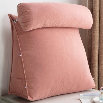 ins風床上靠枕小靠背飄窗沙發三角靠墊可拆洗家用靠枕可調節頭枕