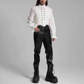 龐克古神使者環保皮革長褲