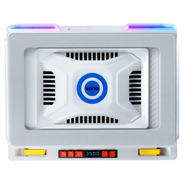 Llano V10 Pro版筆記型電腦散熱器 HUB RGB  1個  灰白色