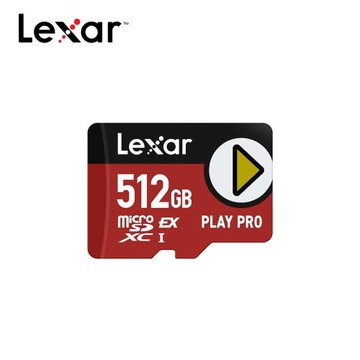 【Lexar 雷克沙】PLAY PRO A2 microSD 512G 記憶卡