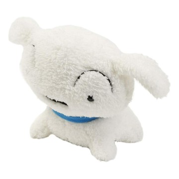 BANDAI 絨毛玩偶 蠟筆小新 想散步的小白  100%聚酯棉+絨毛  14cm  White  1個