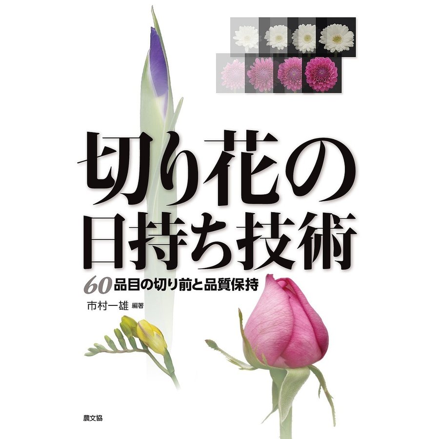 切り花の日持ち技術 60品目の切り前と品質保持