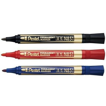 飛龍Pentel N851 圓頭油性筆 4.2mm【APP滿額下單10%點數(單一帳號最高1000點)】9/30止