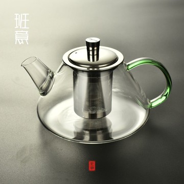 電陶爐煮茶壺套裝玻璃單壺耐高溫泡茶普洱過濾茶具家用燒水壺電熱1入