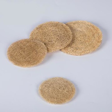 中式手工絲瓜絡養壺墊 吸水竹紫砂壺杯 茶杯墊 功夫茶道茶具零配