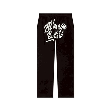 BILLIONAIRE BOYS CLUB BB SCRIPT LOUNGE PANTS 棉質長褲 黑