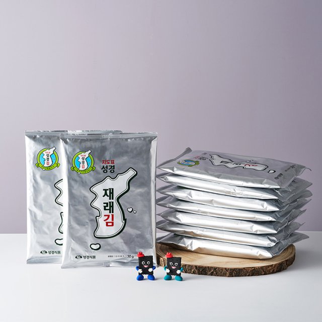 韓国食品 在来海苔 全形タイプ (30g X 10袋)