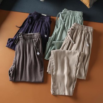 潮外貿工廠訂單日系錐形休閑褲