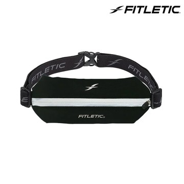 Fitletic Mini Sport Plus防潑水運動腰包MINIP 黑色｜跑步 路跑 慢跑 越野跑 馬拉松 輕量 反光