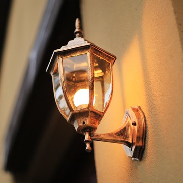 壁燈 美式過道戶外歐式庭院花園燈客廳陽臺燈防水外墻燈室外復古