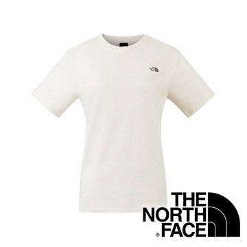 【THE NORTH FACE 美國】女圓領短袖棉T恤『沙丘白』NF0A8JKZ 戶外 露營 登山 健行 休閒 時尚 出國 旅遊 短袖 T恤