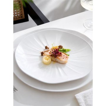 IMhouse西餐盤高級感輕奢陶瓷菜盤家用平盤淺盤創意甜品盤餐具