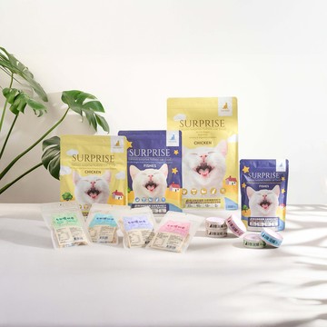 【傻派】無榖貓飼料1.5kg*1包＋貓罐頭*1箱（24罐）