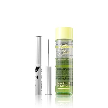 MKUP 美咖【新品上市】夜貓女纖長抗暈睫毛膏+極淨保濕眼唇卸妝液
