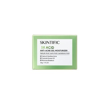 SKINTIFIC 三重酸淨痘控油保濕凝膠