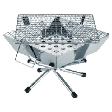 Uniflame 迷你經典焚火台 #u683095 輕巧便攜 不鏽鋼材質 露營烤肉必備  1入  迷你