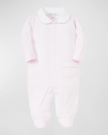 Kid's New Beginnings Collared Footie, Size Premie-9M