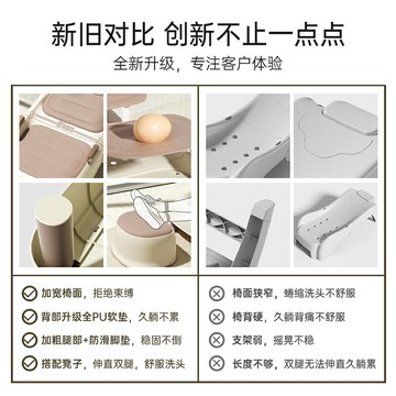 孕婦洗頭神器兒童洗頭發躺椅寶寶洗頭床成人家用可折疊大號洗頭凳