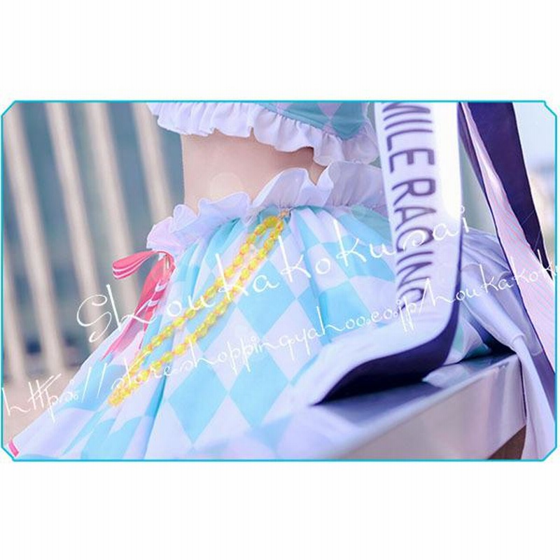 レーシングミク2018 レースクィーン 初音ミク コスプレ衣装 小道具