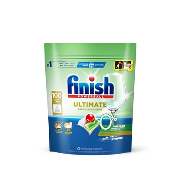 finish 亮碟 量子極淨零添加洗碗凝珠100入 BOSCH洗碗機推薦款 洗碗球