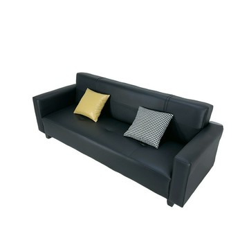 新款皮制沙發雙扣多功能客廳辦公室商務三人兩人皮質家用沙發批發【0113103DD】