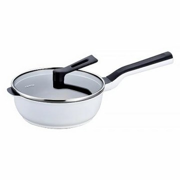 日本進口Remy Pan mini多功能萬用不沾深炒鍋 20cm 含鍋蓋(強化玻璃鍋蓋/湯鍋/蒸鍋/
