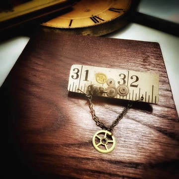 31-32大象馬戲團古董別針