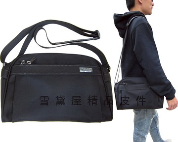 黑 肩側包手提肩背斜側高單數防水尼龍布工具中容量隨身物品台灣製YKK拉練可固定拉桿