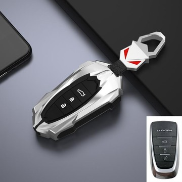 ✨熱賣✨Luxgen 納智捷鑰匙套 URX U6 大7MPV 納5 U7 S5 U5 汽車鑰匙套 炫酷造型鑰匙殼 鑰匙圈