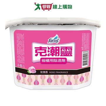 克潮靈 櫥櫃用除濕劑(玫瑰清香)400mlx4入【愛買】