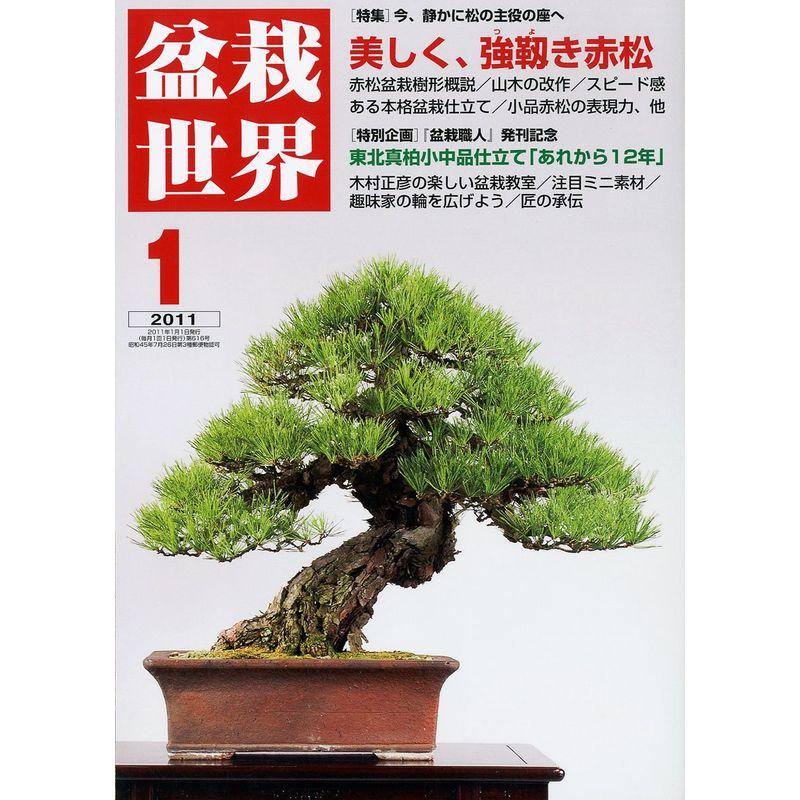 盆栽世界 2011年 01月号 雑誌