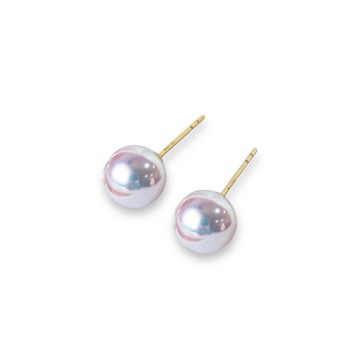 18K黃金 AKOYA 珍珠耳針 18K YG AKOYA Pearl Earrings