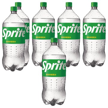 Sprite 雪碧 清爽檸檬風味  2L  6瓶