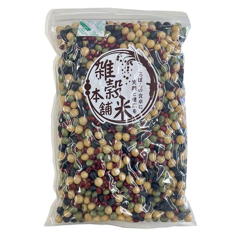 雑穀米本舗 ホール豆4種ブレンド(大豆 黒大豆 青大豆 小豆) 500g