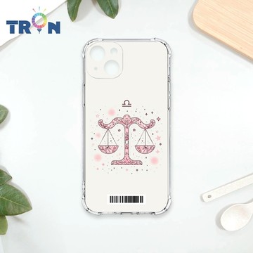 TRON IPhone 15 PLUS 粉色系可愛星座 四角防摔載具殼 軟殼 手機殼