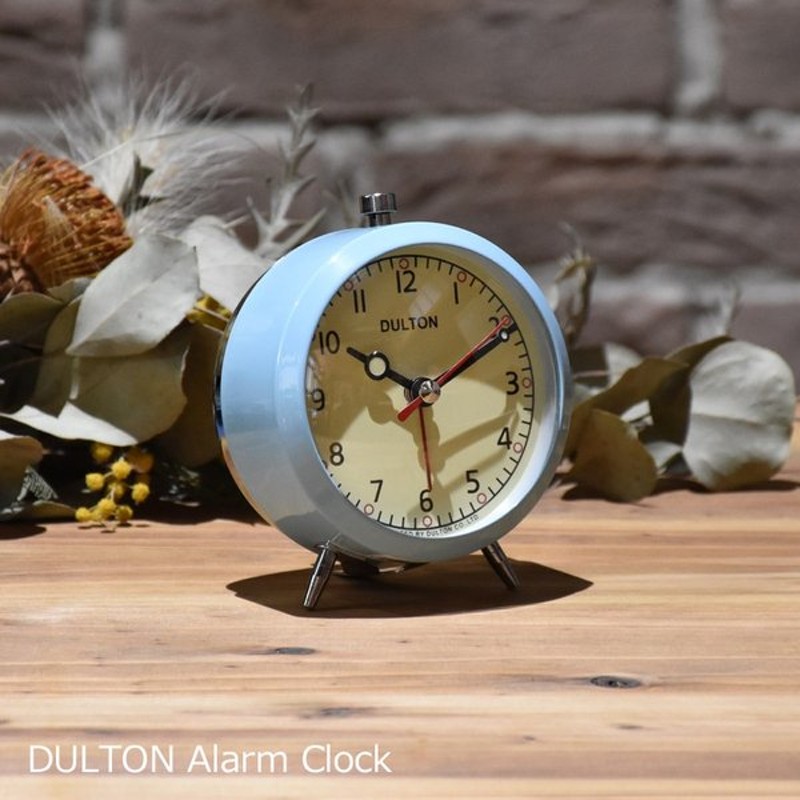 置き時計 目覚まし時計 置時計 オシャレ おしゃれ 北欧 小さい かわいい アナログ 時計 電池式 ダルトン アラームクロック ライトブルー 水色 Dulton 通販 Lineポイント最大0 5 Get Lineショッピング
