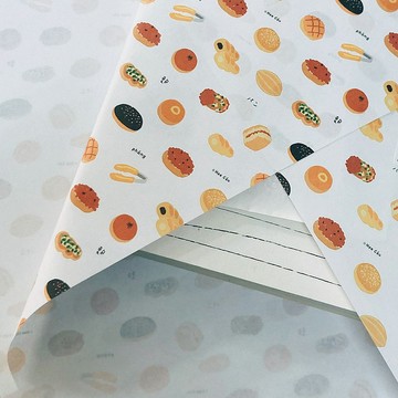 好麭 | 好多台式麵包的包裝紙 | 摺紙出貨