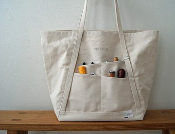 SLOPE TOTE 托特包 多口袋帆布包
