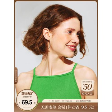 ZEGL銀色大素圈耳環女圓圈耳釘簡約小眾耳圈氣質適合圓臉的耳飾