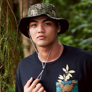 【高屏山麓】萬山岩雕圖騰雙面漁夫帽