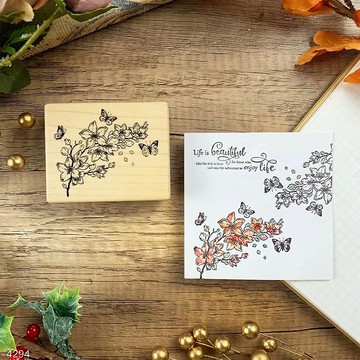 楓木印章-蝶與櫻 FT-4294