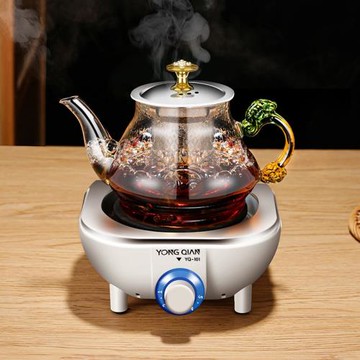 電陶爐煮茶器耐高溫玻璃茶壺全自動小型燒水壺家用電茶壺茶具套裝