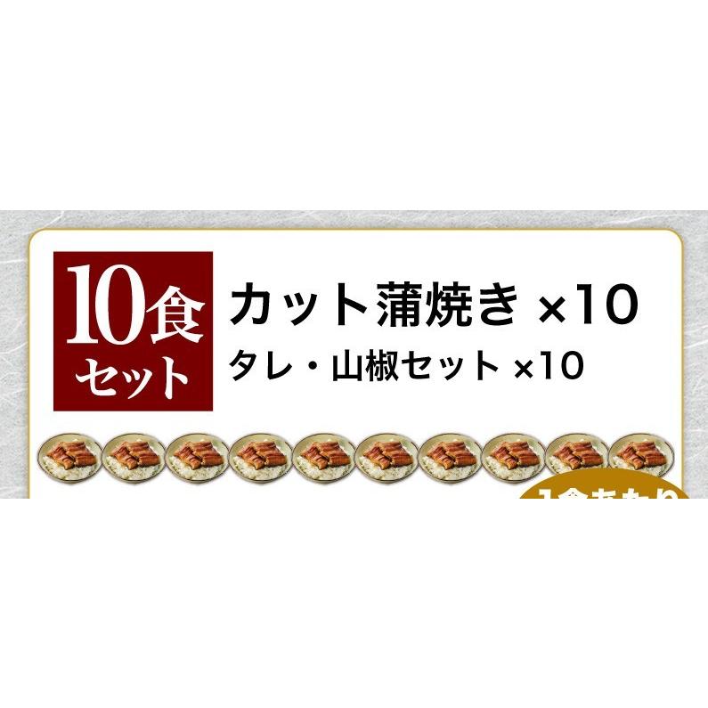 父の日 プレゼント ギフト うなぎ  食べ物 鹿児島県産極上カット蒲焼き 50g x 10食セット グルメ 送料無料 60代 クール