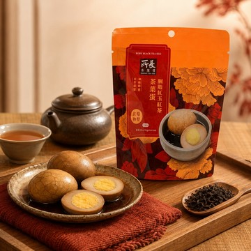 【所長茶葉蛋】胭脂紅玉茶葉蛋 2入裝（常溫即食 健身 高蛋白 點心 露營 團購 伴手禮 熟食 滷蛋)