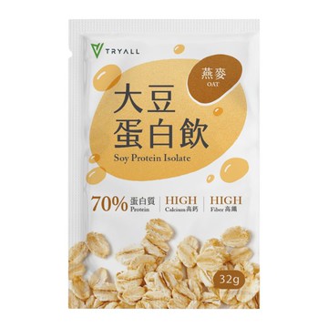 Tryall 高鈣高纖大豆蛋白-燕麥風味(32g/包)