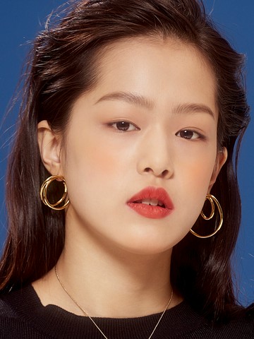 Playing Wire Hoop Earring
