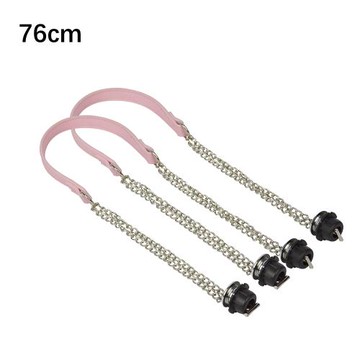 熱賣時尚肩帶O bag風1雙銀鏈OT扣可拆卸銀螺帽 DIY 提手柄挽