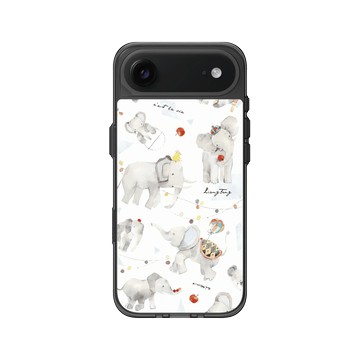 iPhone Air Clear (相機按鈕) 酷墨灰 - 涼丰 LiangFeng - 灰色大象