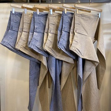 夏季薄款外貿工廠剪標亞麻涼爽修身直筒麻棉彈力商務休閑褲男長褲