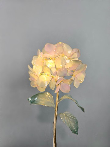 【誕生花燈】6月・繡球花。小夜燈。生日禮物